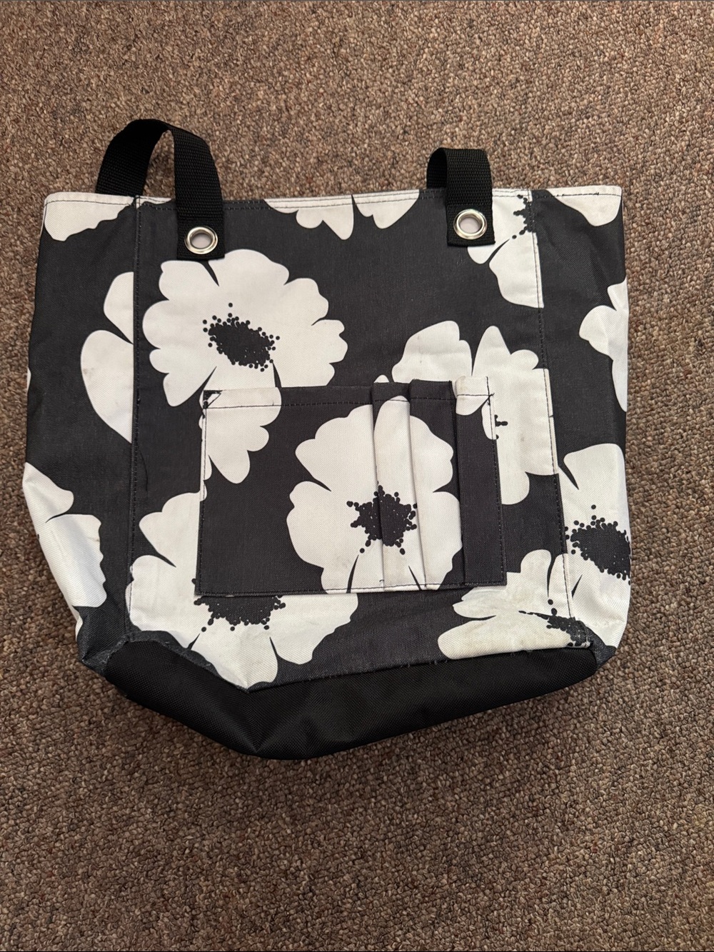 thirty-one Black and White Floral Tote - Picture 6 of 6